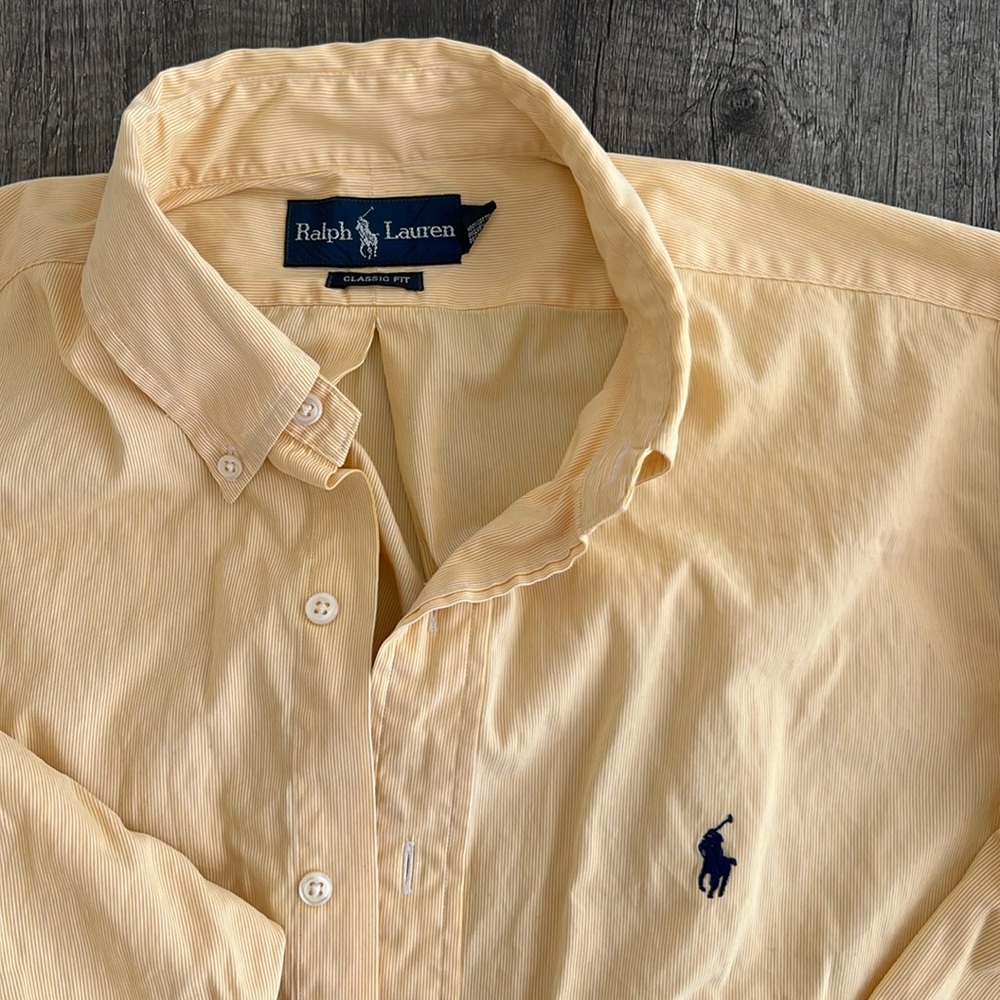 Ralph Lauren classic fit light cotton button down